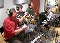 Brassmusicians at Play Yard Studios