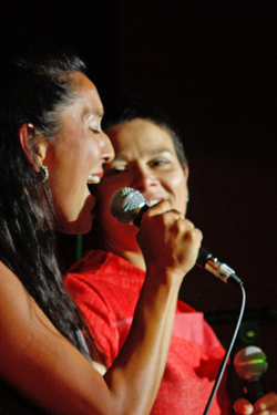 Fabiola Stevenson and Alda Rezende. Photo: Brent Bevan.